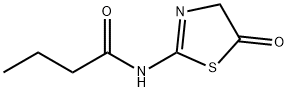 Butanamide,  N-(4,5-dihydro-5-oxo-2-thiazolyl)- Struktur