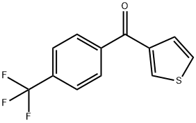 3-(4-TRIFLUOROMETHYLBENZOYL)THIOPHENE Struktur