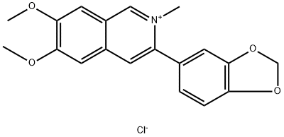 N-methyl-3-(3,4-(methylenedioxy)phenyl)-6,7-dimethoxyisoquinoline Struktur