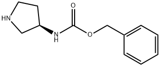 (R)-3-N-CBZ-AMINOPYRROLIDINE
 Struktur