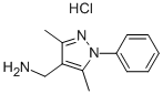 (3,5-DIMETHYL-1-PHENYL-1H-PYRAZOL-4-YL)METHYLAMINE HYDROCHLORIDE Struktur