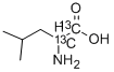 DL-LEUCINE-1,2-13C2 Struktur