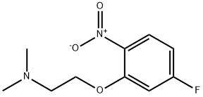 ETHANAMINE,2-(5-FLUORO-2-NITROPHENOXY)-N,N-DIMETHYL- Struktur