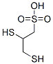 2,3-bis-sulfanylpropane-1-sulfonic acid Struktur