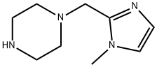 1-(1-METHYL-1H-IMIDAZOL-2-YLMETHYL)-PIPERAZINE Struktur