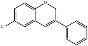 6-chloro-3(2H)-isoflavene Struktur