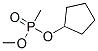 Phosphonic acid, methyl, cyclopentyl methyl ester Struktur