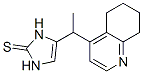 2H-Imidazole-2-thione,  1,3-dihydro-4-[1-(5,6,7,8-tetrahydro-4-quinolinyl)ethyl]- Struktur