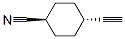 Cyclohexanecarbonitrile, 4-ethynyl-, trans- (9CI) Struktur