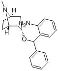 3-(2'-aminobenzhydryloxy)tropane Struktur