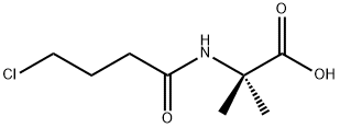 Alanine,  N-(4-chloro-1-oxobutyl)-2-methyl- Struktur