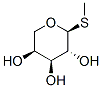 .alpha.-L-Arabinopyranoside, methyl 1-thio- Struktur