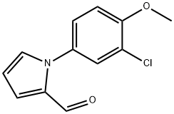 1-(3-CHLORO-4-METHOXYPHENYL)-1H-PYRROLE-2-CARBALDEHYDE Struktur