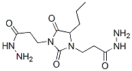 2,4-dioxo-5-propylimidazolidine-1,3-di(propionohydrazide)  Struktur