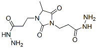 4-methyl-2,5-dioxoimidazolidine-1,3-di(propionohydrazide)  Struktur