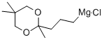 3-(2,5,5-TRIMETHYL-1,3-DIOXAN-2-YL)PROPYLMAGNESIUM CHLORIDE Struktur