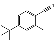 4-TERT-BUTYL-2,6-DIMETHYLBENZONITRILE Struktur