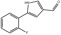 5-(2-Fluorophenyl)-1H-pyrrole-3-carbaldehyde Struktur