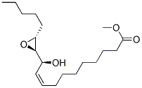 9-Undecenoic acid, 11-hydroxy-11-(3-pentyloxiranyl)-, methyl ester, (2 alpha(9Z,11S*),3beta)- Struktur