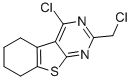 4-CHLORO-2-CHLOROMETHYL-5,6,7,8-TETRAHYDRO-BENZO[4,5]THIENO[2,3-D]PYRIMIDINE Struktur