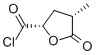 2-Furancarbonyl chloride, tetrahydro-4-methyl-5-oxo-, (2S-cis)- (9CI) Struktur