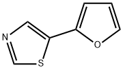 Thiazole,  5-(2-furanyl)- Struktur