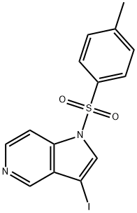 3-iodo-1-[(4-methylphenyl)sulfonyl]-
1H-pyrrolo[3,2-c]pyridine Struktur