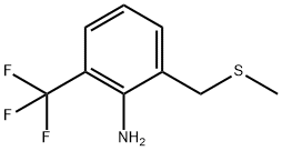 2-AMINO-3-(METHYLTHIOMETHYL)BENZOTRIFLUORIDE Struktur