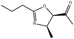 Ethanone, 1-(4,5-dihydro-4-methyl-2-propyl-5-oxazolyl)-, cis- (9CI) Struktur