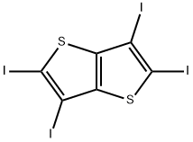 2,3,5,6-Tetraiodo-thieno[3,2-b]thiophene Struktur