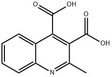 2-METHYLQUINOLINE-3,4-DICARBOXYLIC ACID Struktur