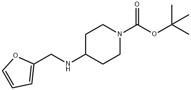 N-BOC-4-[(2-FURYLMETHYL)AMINO]PIPERIDINE
 Struktur