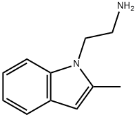 2-(2-METHYL-1H-INDOL-1-YL)ETHANAMINE Struktur