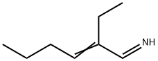 2-Ethyl-2-hexen-1-imine Struktur