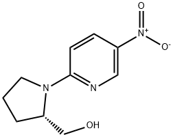 (S)-(-)-N-(5-NITRO-2-PYRIDYL)PROLINOL Struktur