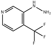 Pyridine,3-hydrazinyl-4-(trifluoromethyl)- Struktur