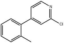 2-CHLORO-4-(2-METHYLPHENYL)PYRIDINE Struktur