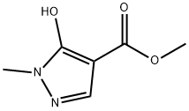 1H-Pyrazole-4-carboxylic acid, 1-methyl-, methyl ester Struktur