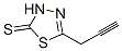 1,3,4-Thiadiazole-2(3H)-thione,  5-(2-propynyl)-  (9CI) Struktur