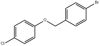 1-BroMo-4-(4-chlorophenoxyMethyl)benzene Struktur