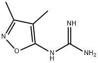 Guanidine,  (3,4-dimethyl-5-isoxazolyl)-  (9CI) Struktur