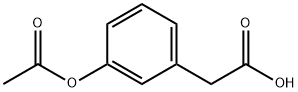 Benzeneacetic acid, 3-(acetyloxy)- Struktur