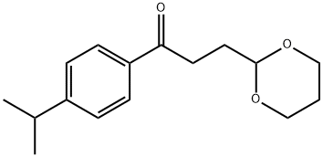 3-(1,3-DIOXAN-2-YL)-4'-ISOPROPYLPROPIOPHENONE Struktur