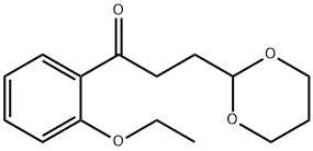 3-(1,3-DIOXAN-2-YL)-2'-ETHOXYPROPIOPHENONE Struktur