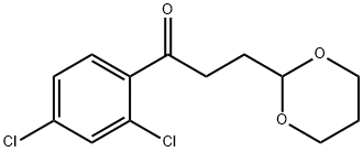 2',4'-DICHLORO-3-(1,3-DIOXAN-2-YL)-PROPIOPHENONE Struktur