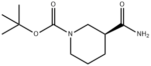 1-Boc-3-carbamoyl piperidine Struktur