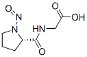 N-nitroso-prolylglycine Struktur