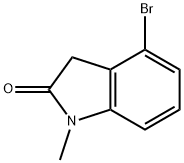 4-bromo-1-methylindolin-2-one Struktur