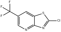 2-Chloro-6-(trifluoromethyl)thiazolo[4,5-b]pyridine Struktur