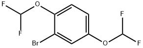 2,5-Bis-(difluoromethoxy)-bromobenzene Struktur